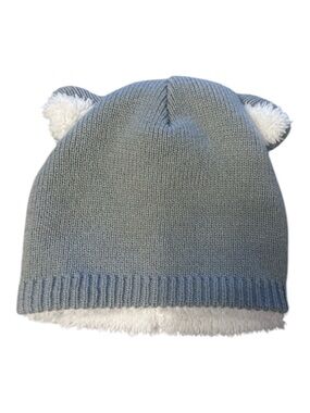 Amazon Gray Knit Hat with Fluffy Ears